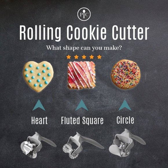 Pampered Chef Rolling Cookie Cutter - Picture 2 of 7